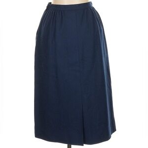 Pendleton Classic Navy Midi Skirt
